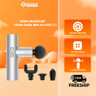 Súng massage mini SKG F3 LITE 4 cấp độ massage cổng USB-C giúp thư giãn cơ thể, giảm đau nhức cơ bắp