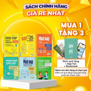 Bộ 6 cuốn sách - mind map english - tự học cho người mới bắt đầu
