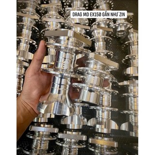 COMBO Đùm trước +sau Drag MD RACING ( 2 THẮNG ĐĨA )  RAIDER / SATRIA / WINNER / SONIC / EX135 / EX150