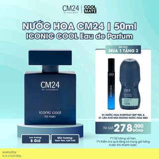 Nước hoa nam CM24 ICONIC COOL Eau de Parfum - 50ml