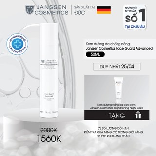 Kem dưỡng da chống nắng Janssen Cosmetics Face Guard Advanced 50ml