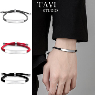 Vòng Tay Vải Nam Nữ Dây Bện Handmade Dây Rút Tavi Studio - Vòng Tay Halter