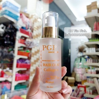 Dầu bóng dưỡng tóc chai sành PGP - Khử mùi uốn duỗi nhuộm - Chai 80ml