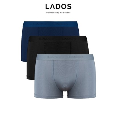 [COMBO 3 QUẦN] Quần lót nam boxer 4164 vải thun Lạnh siêu co giãn mềm mịn thoáng mát LADOS-27154