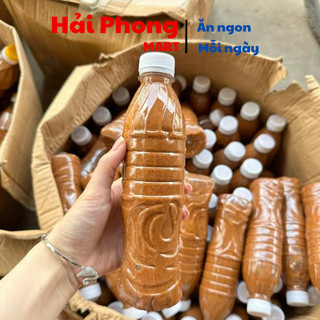 Mắm tép phú lợi đặc sản nghệ an, ngon, sạch, đậm vị chai 500ml - hải phong mart
