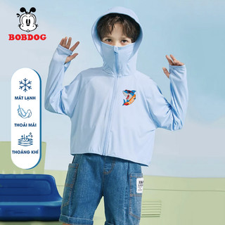 Áo chống nắng cho bé BOBDOG, áo chống nắng bé trai in hình cá mập cute cho bé