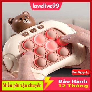 [Tặng Pin] Máy Pop it game thế hệ mới, luyện nhanh tay nhanh mắt rèn trí thông minh Đồ chơi popit điện tử