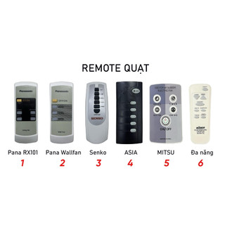 Remote quạt, điều khiển quạt các loại tự chọn mẫu