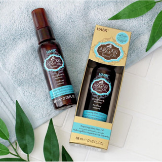 Dầu dưỡng tóc Hask Argan oil 59ml , hàng Úc, siêu phục hồi tóc