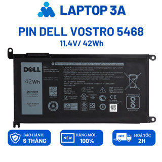 Pin laptop Dell Vostro 14 3480 5468 5471 ZIN Inspiron 15 3580 5568 5565 P62F P62F001 P75G P75G001d