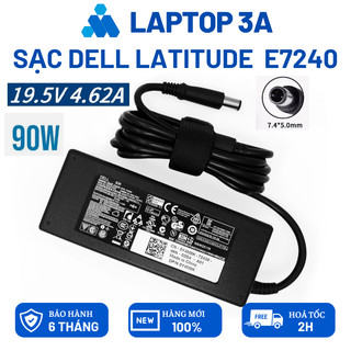 Sạc laptop Dell 19.5V 4.62A 90W ZIN chân kim to Dell Inspiron 3420 5421 Latitude E6430 E7240 Vostro 3460 3560