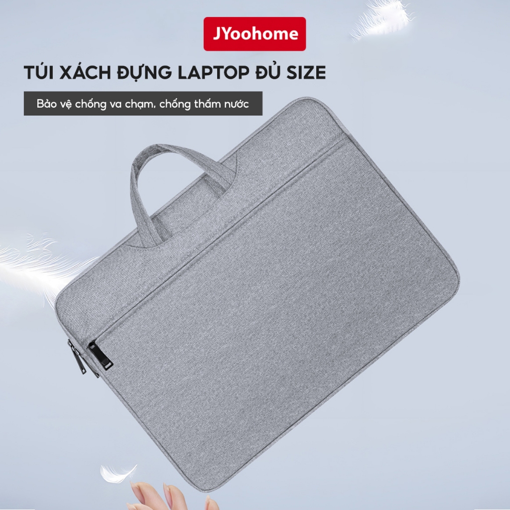 Túi Đựng Laptop Macbook Chống Sốc Có Quai Xách SMTech Chống Va Chạm 360, Cặp Đựng Laptop Chống Sốc