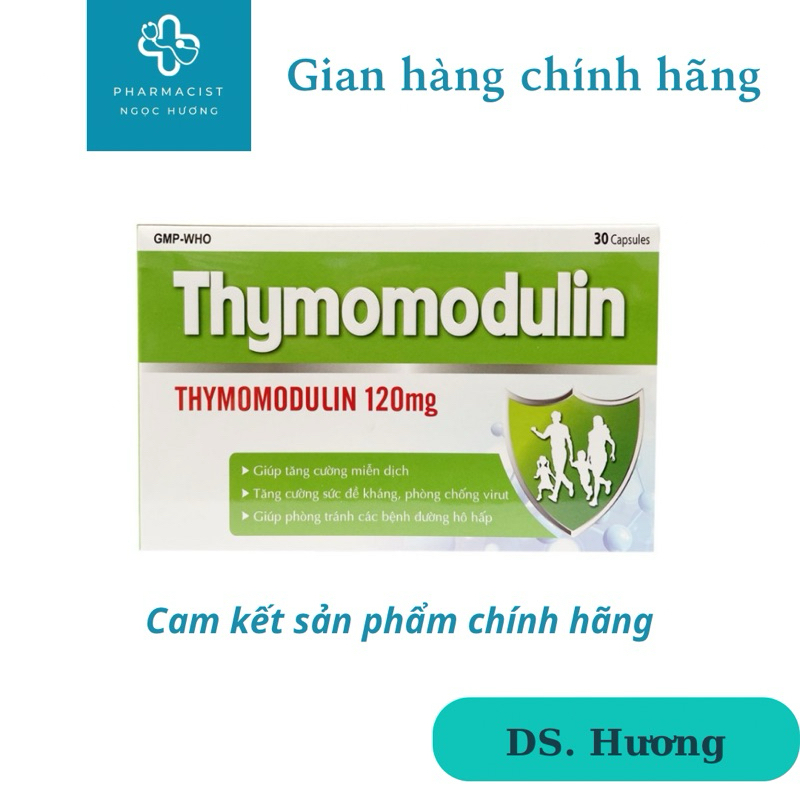 Viên uống tăng cường miễn dịch THYMOMODULIN 120mg (Hộp 30 viên)