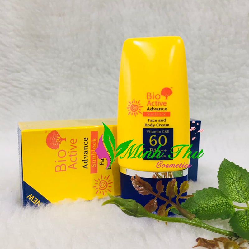 Kem chống nắng Bio Active Advance SPF60+++ Face and Body Cream