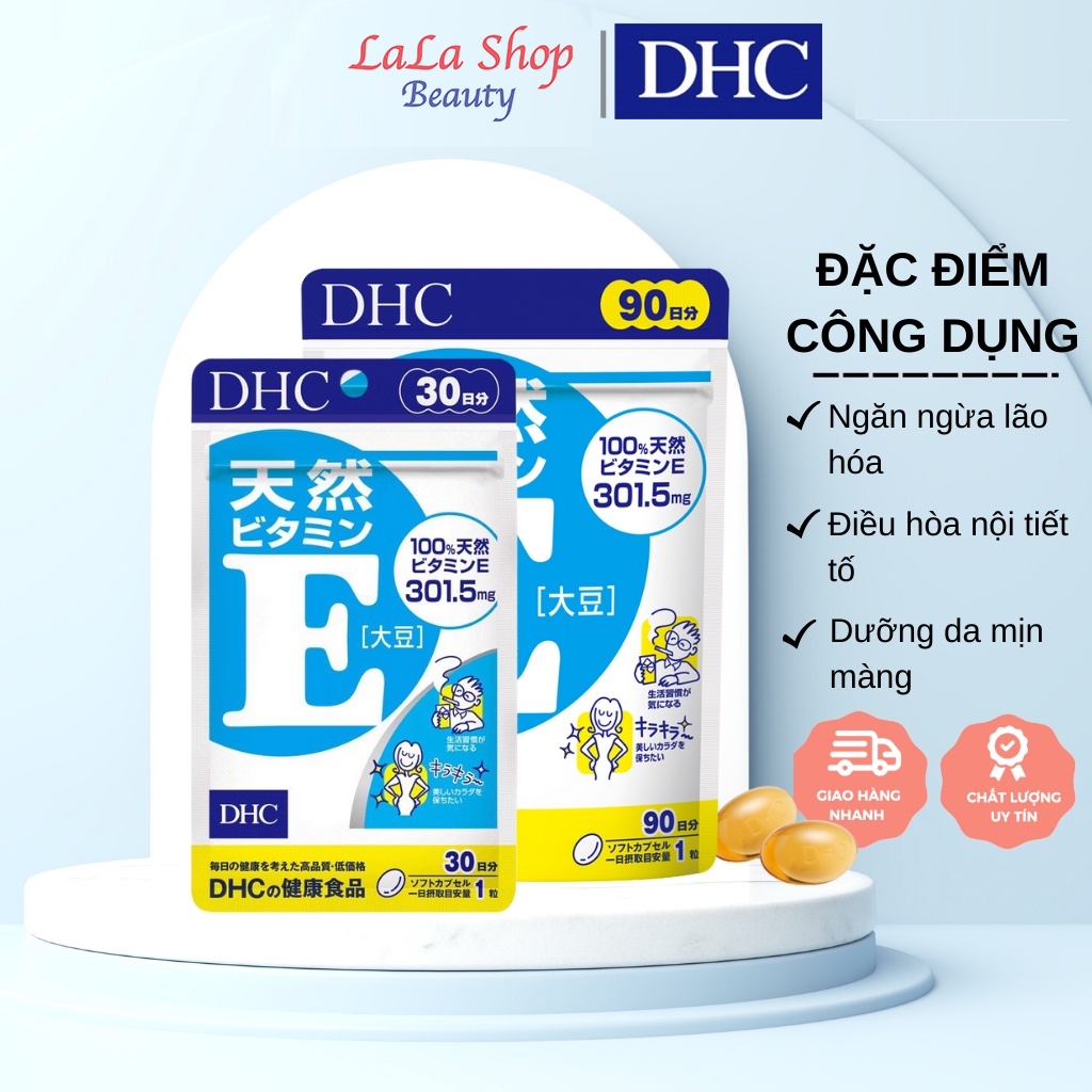 Viên Uống Bổ Sung Vitamin E DHC Nhật Bản
