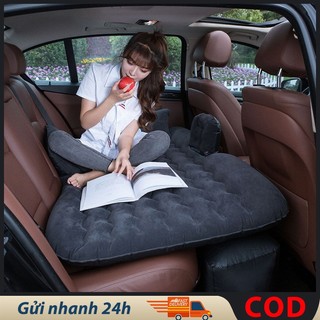 Đệm Hơi Ô Tô Cao Cấp Tặng Kèm Bơm Điện,Giường hơi ô tô gấp,Vật liệu đổ xô PVC,Áp dụng cho tất cả các dòng xe
