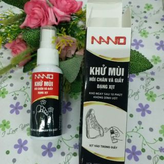 [MMùi2] Xịt Khử Mùi Hôi Chân ,Giày NaNo .ĐTLV