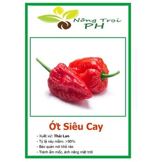 Hạt giống ớt siêu cay siêu trái f1