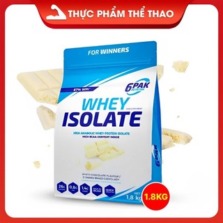 Sữa Tăng Cơ Giảm Mỡ 6PAK Whey Isolate 100 - Túi 1800g - Nhiều Hương Vị - Thương Hiệu Trec Nutrition