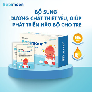 Cốm bổ não Babimoon IQ bổ sung taurine, cholin, DHA cho não, phát triển não bộ của trẻ (Hộp 20 gói x 3g)