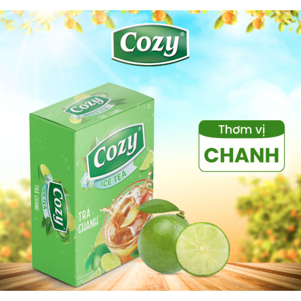 Trà chanh hoà tan Cozy ice tea ( 15g x 18 gói/1 hộp)