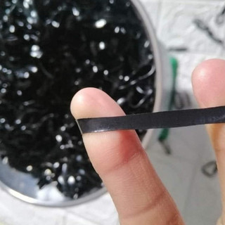 Chun đen cột tóc ,thun buộc tóc , nịt buộc tóc siêu dai (50g - 100g)