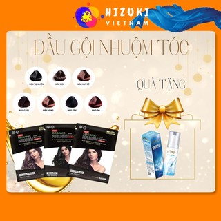 Dầu Gội Nhuộm Tóc Krush Gội Phủ Bạc Thảo Dược Đen Tóc Từ Anh Quốc Gói Lẻ 25ml
