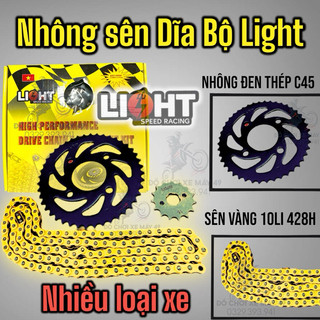 Nhông sên đĩa light speed đủ size cho dream wave sirius, exciter 135, exciter 150, exciter 155, winner, sonic, satria >>