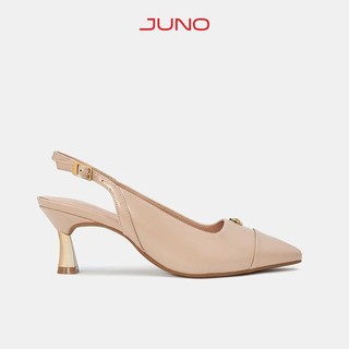 Giày Cao Gót Nữ 7cm Thời Trang Juno Phối Khoá Trang Trí CG07152