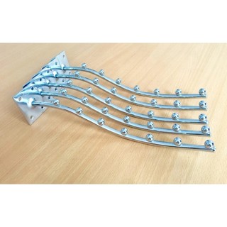 Móc bi cong 5,7, 9 bi treo phụ kiện dạng bắt tường hoặc cài thanh inox - kệ treo đồ bắt tường