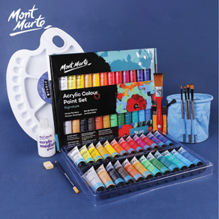  Bộ Màu Acrylic Cao Cấp Mont Marte Signature 18 24 36 48 Màu x Tuýp 36ml 