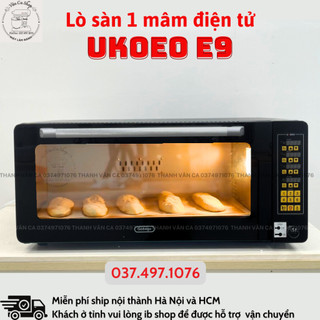 Lò sàn 1 mâm ukoeo e9, bản điện tử, sàn mặt đá, có phun sương