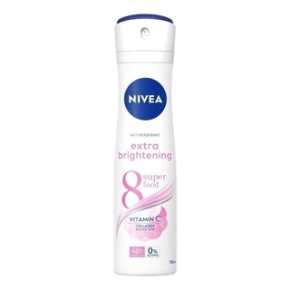 Xịt khử mùi trắng mịn mờ vết thâm Nivea Extra Brightening 150ml