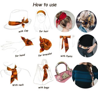 Khăn Lụa Quấn Túi Xách Thời Trang - Phươngshophn