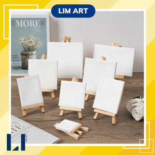 Toan vẽ canvas mini kèm giá vẽ. Canvas mini kèm giá đỡ LIM Art