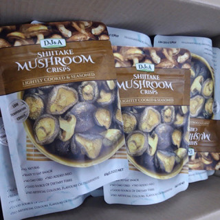 [DATE MỚI 12/2024]Snack Nấm Hương Sấy DJ&A Shiitake Mushroom Gói 65 gram - 225 gram