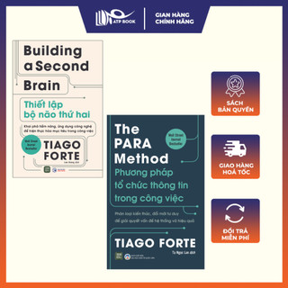 Combo Sách - Building A Second Brain và The Para Method - Tiago Forte