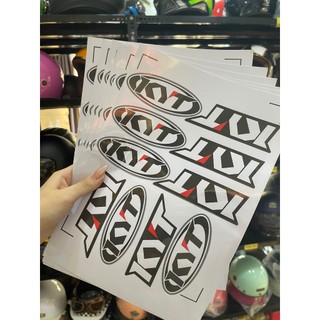 Tem KYT dán nón bảo hiểm, Decal KYT trang trí nón