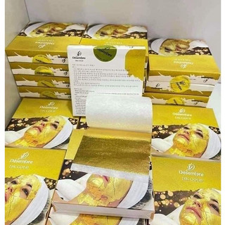 Miếng mặt nạ dát vàng lá 24k nguyên chất hộp 100 miếng