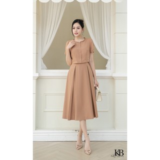 Maxi cổ cuốn bèo giả croptop KB CHOOSE TO SHINE XC417