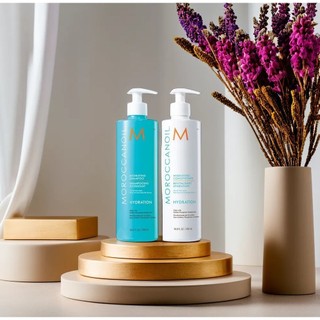 Cặp dầu gội xả dưỡng ẩm moroccanoil hydration , phục hồi dưỡng ẩm 500 ml , 1000 ml