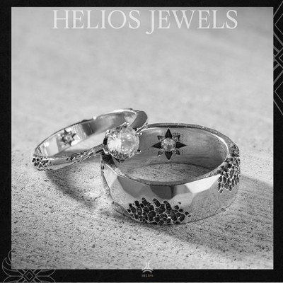 Nhẫn Đôi Bạc Nam, Nữ HeliSilver Nhẫn NAPO JOSE Helios Silver Original