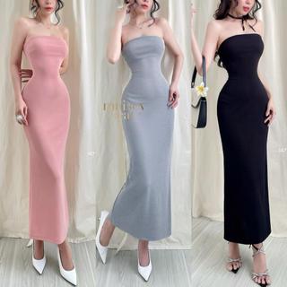 [MAISEY 1471] Đầm suông thun gân – thiết kế ôm nhẹ tôn dáng, tiện dụng và dễ phối đồ