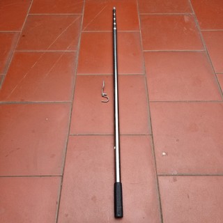 sào bẫy chim cán vợt inox câu cá sào treo lồng chim inox nano tặng kèm móc
