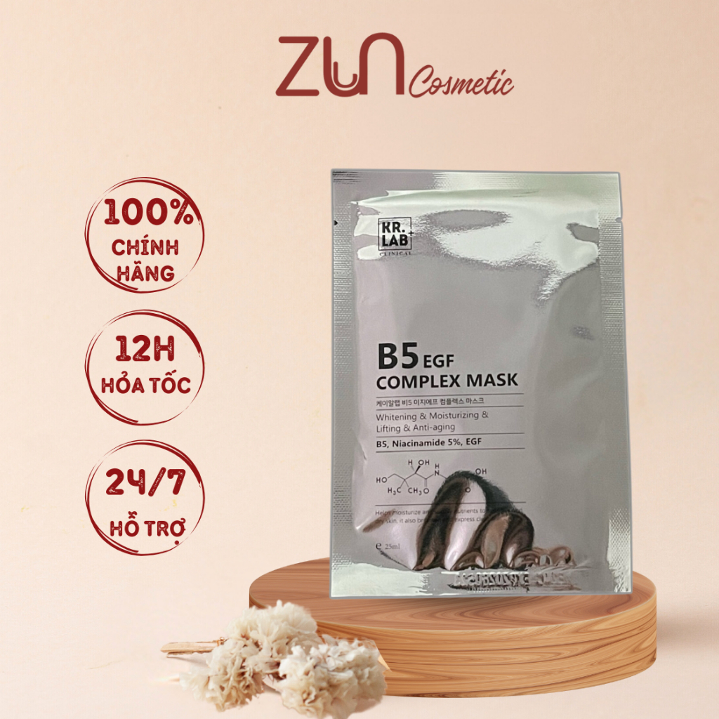 Mặt nạ phục hồi B5 EGF Complex Mask 25ml - Zun Cosmetic