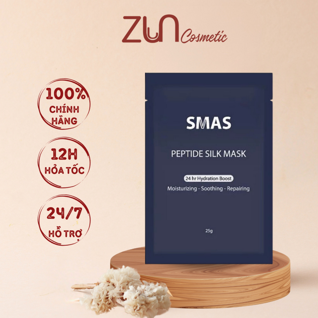 Mặt nạ SMAS Peptide Silk Mask Phục Hồi Cho Da Tổn Thương 25g - Zun Cosmetic