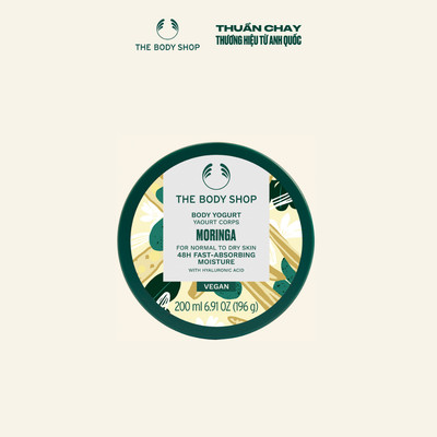 Sữa Chua Dưỡng Thể Hương Hoa Chùm Ngây Moringa Body Yogurt 200ml The Body Shop