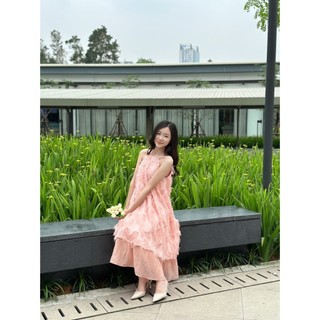 Vay tơ lông dáng suông Dành cho nữ