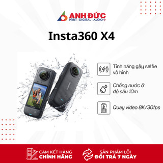 Máy Quay 360 độ Camera 360 Insta360 X4 - Hàng Chính Hãng Bảo Hành 12 Tháng