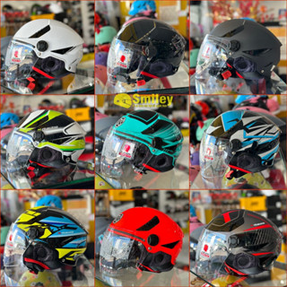  Nón bảo hiểm KYT Tiger Jet   1 2 KYT tiger   chính hãng Smiley fullbox 